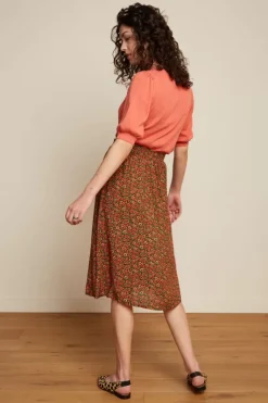 King Louie Rokken<Layla Skirt Poesia Fern Green