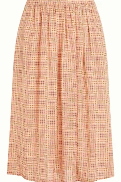 King Louie Rokken<Layla Skirt Sapeuse Check Creampuff