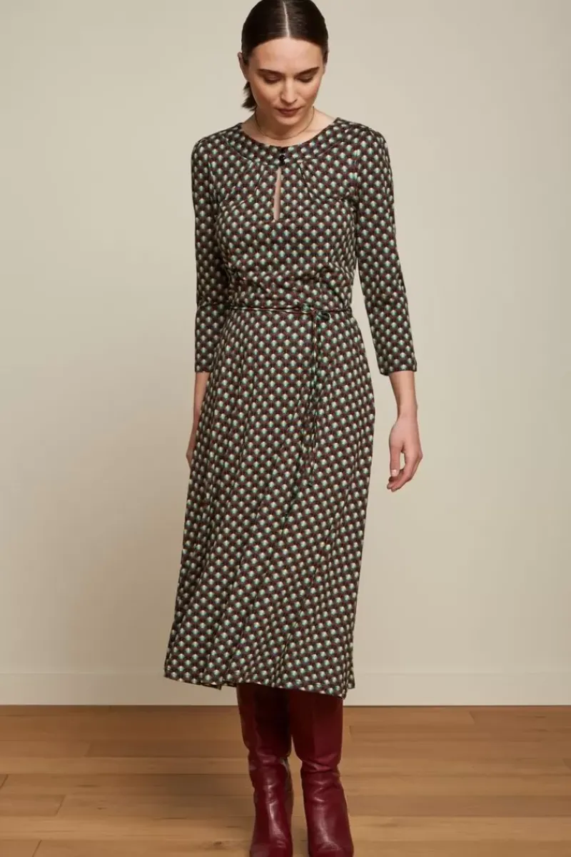 King Louie Jurken<Lee Dress Rizzoli Smoke Green