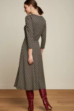 King Louie Jurken<Lee Dress Rizzoli Smoke Green