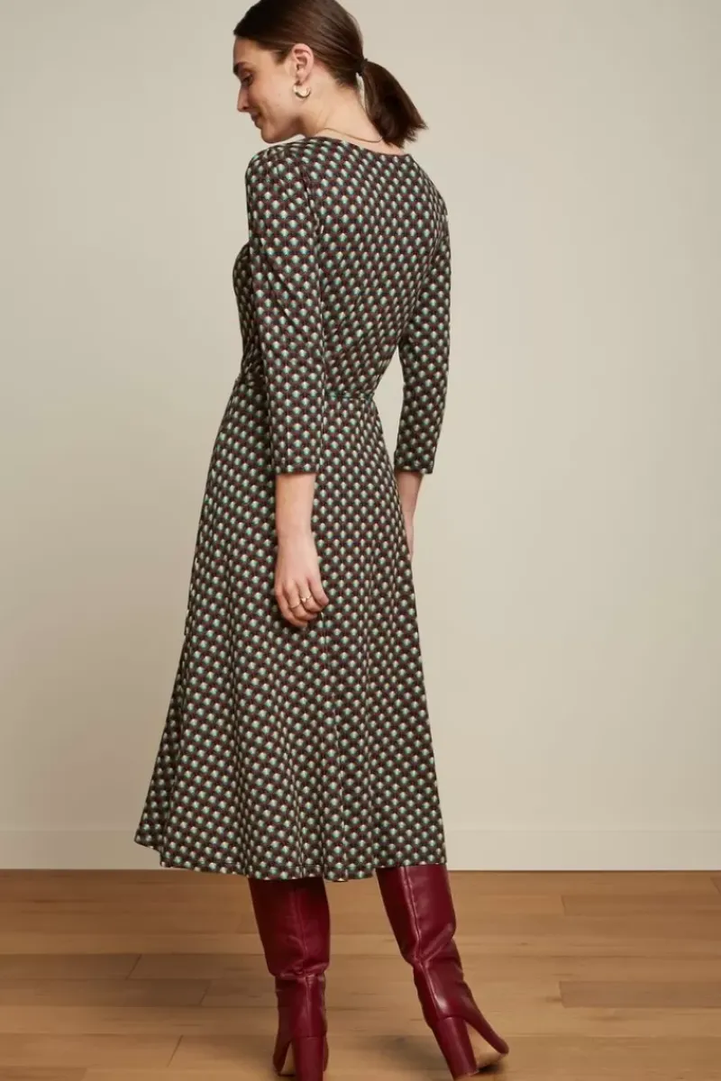 King Louie Jurken<Lee Dress Rizzoli Smoke Green