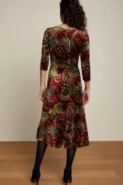 King Louie Jurken<Lee Dress St Pepper Plum Red