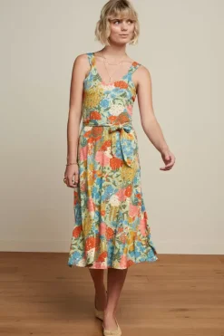 King Louie Jurken<Lenny Dress Artemisa Cameo Green