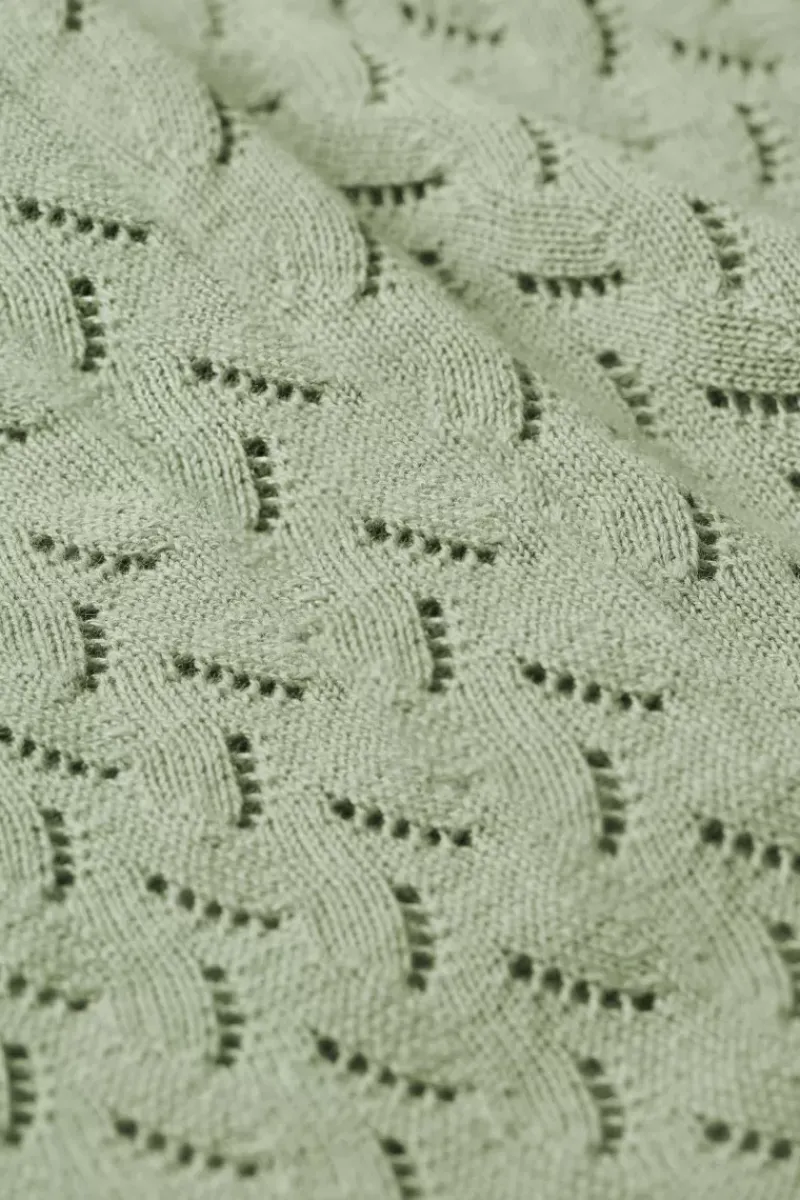 King Louie Tops & Shirts<Lila V Top Rocky Ajour Foam Green