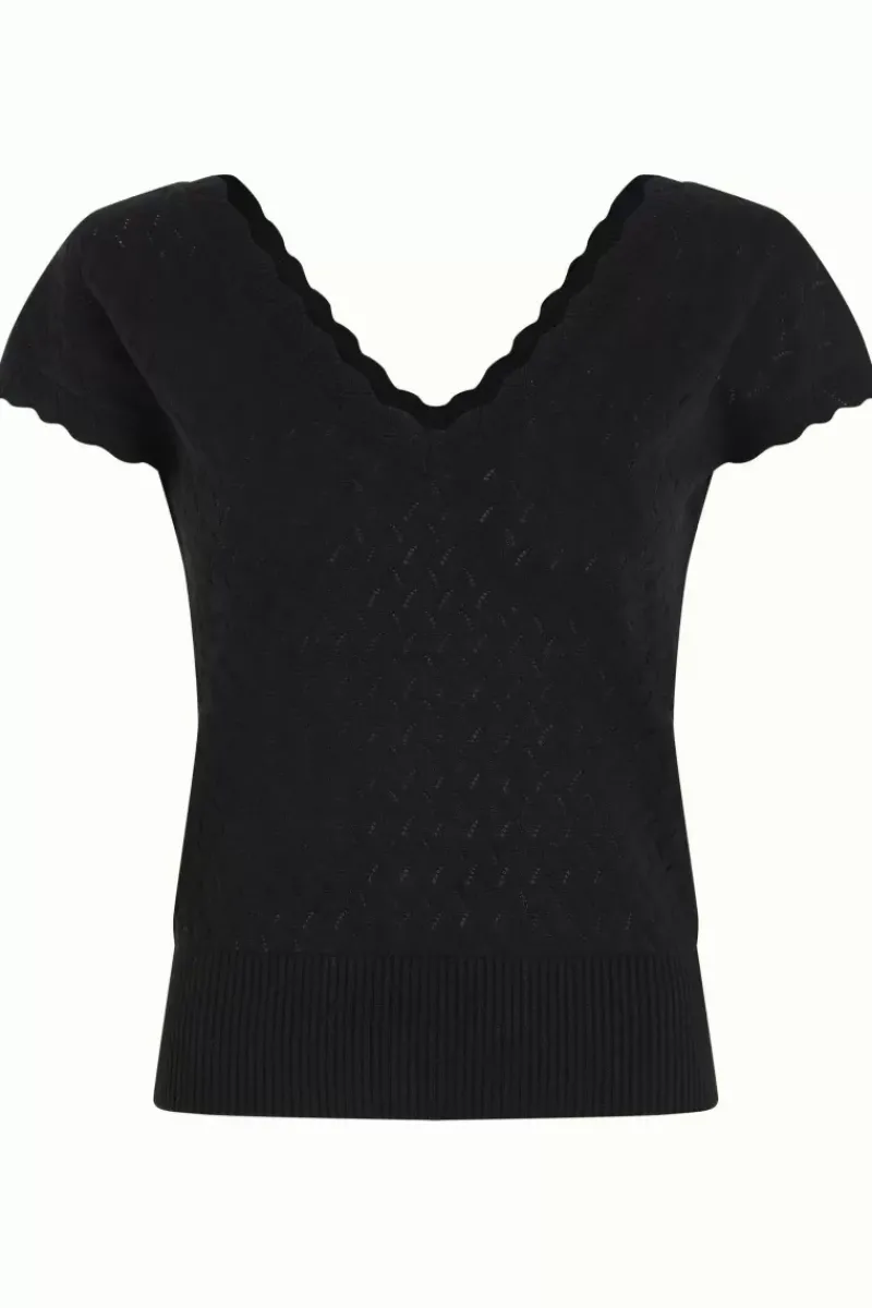 King Louie Tops & Shirts<Lila V Top Rocky Ajour Black