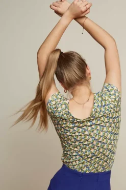 King Louie Tops & Shirts<Lily Tee Merlini Woodbine Green