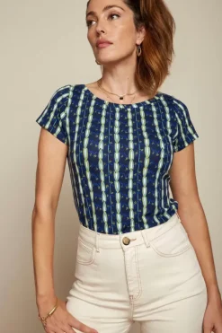 King Louie Tops & Shirts<Lily Tee Saba Sapphire Blue