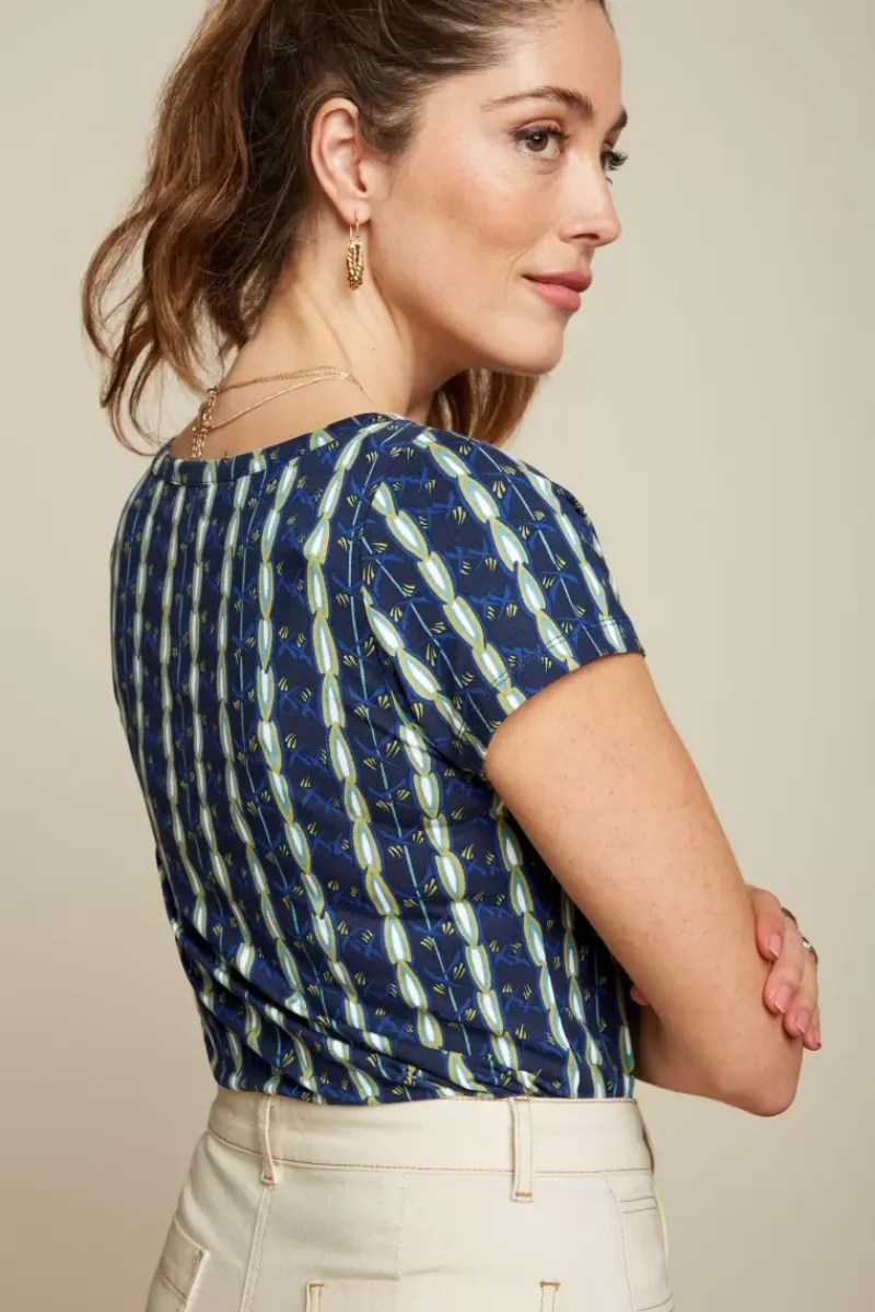 King Louie Tops & Shirts<Lily Tee Saba Sapphire Blue