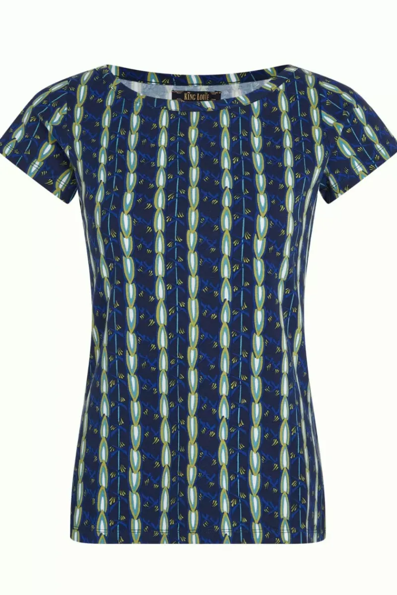 King Louie Tops & Shirts<Lily Tee Saba Sapphire Blue