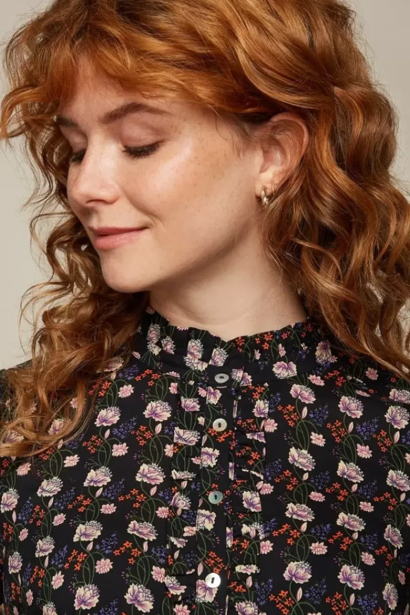 King Louie Blouses<Linn Blouse Sullivan Black
