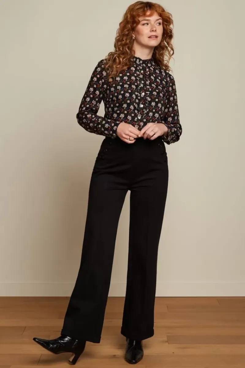 King Louie Blouses<Linn Blouse Sullivan Black