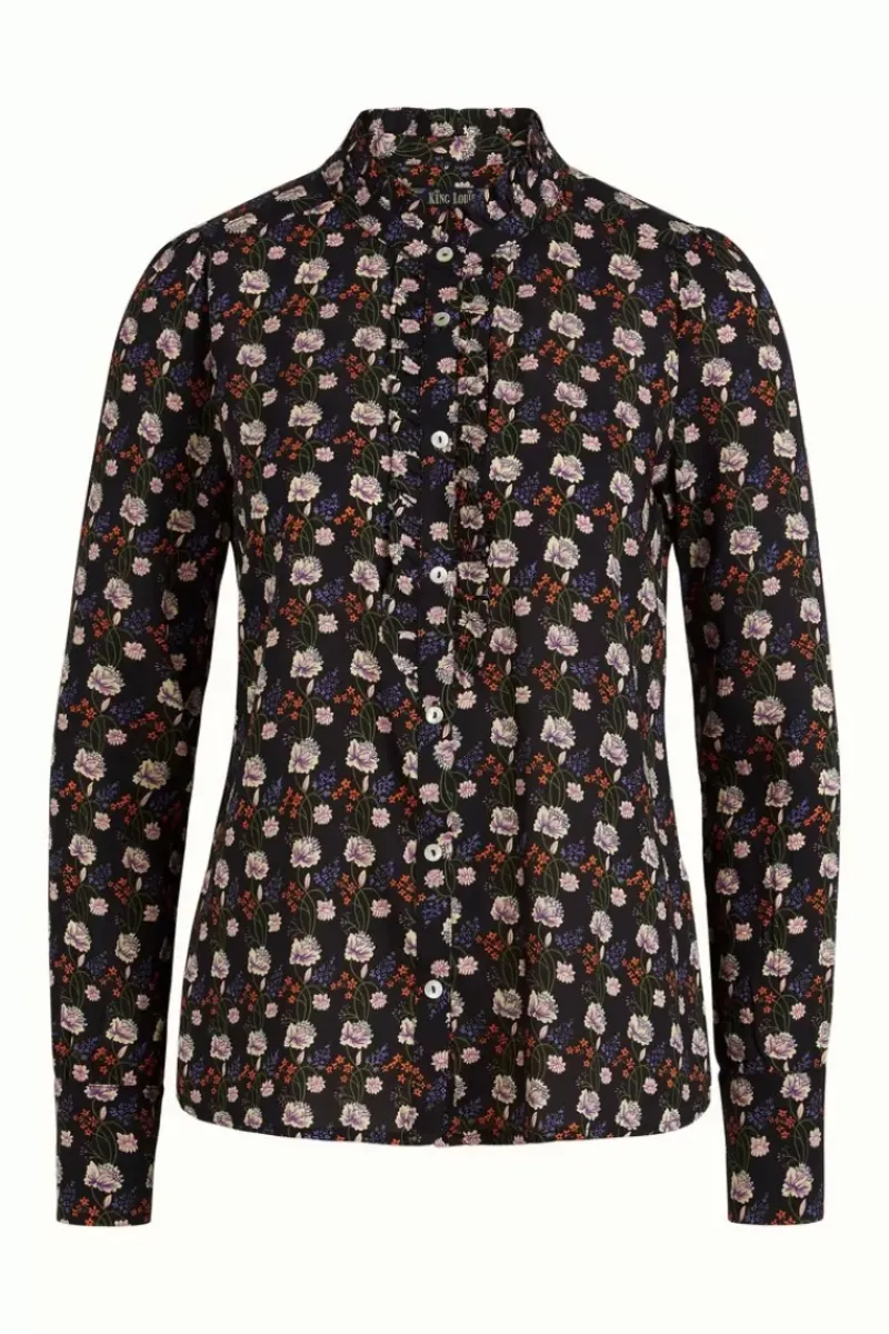 King Louie Blouses<Linn Blouse Sullivan Black