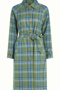 King Louie Jassen & Blazers<Lizzie Coat Nomad Check Jade Green