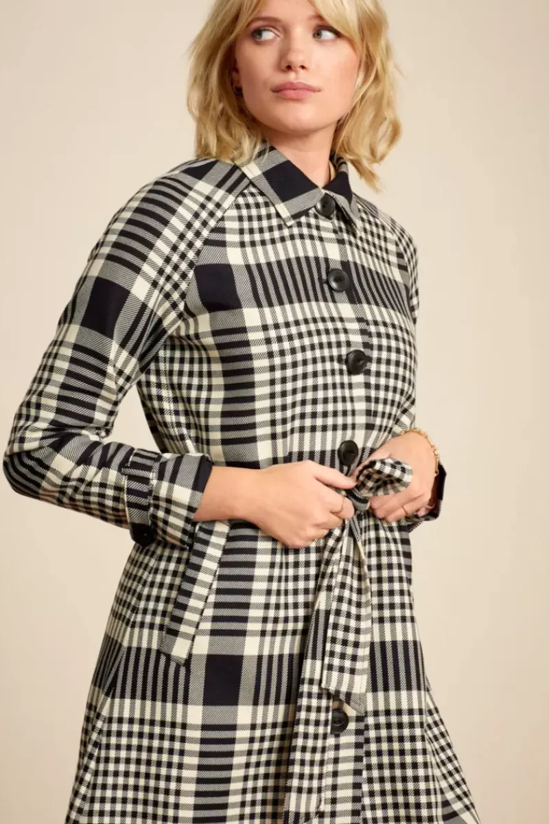 King Louie Jassen & Blazers<Lizzy Coat Resort Check Black