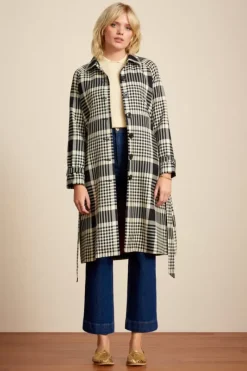 King Louie Jassen & Blazers<Lizzy Coat Resort Check Black