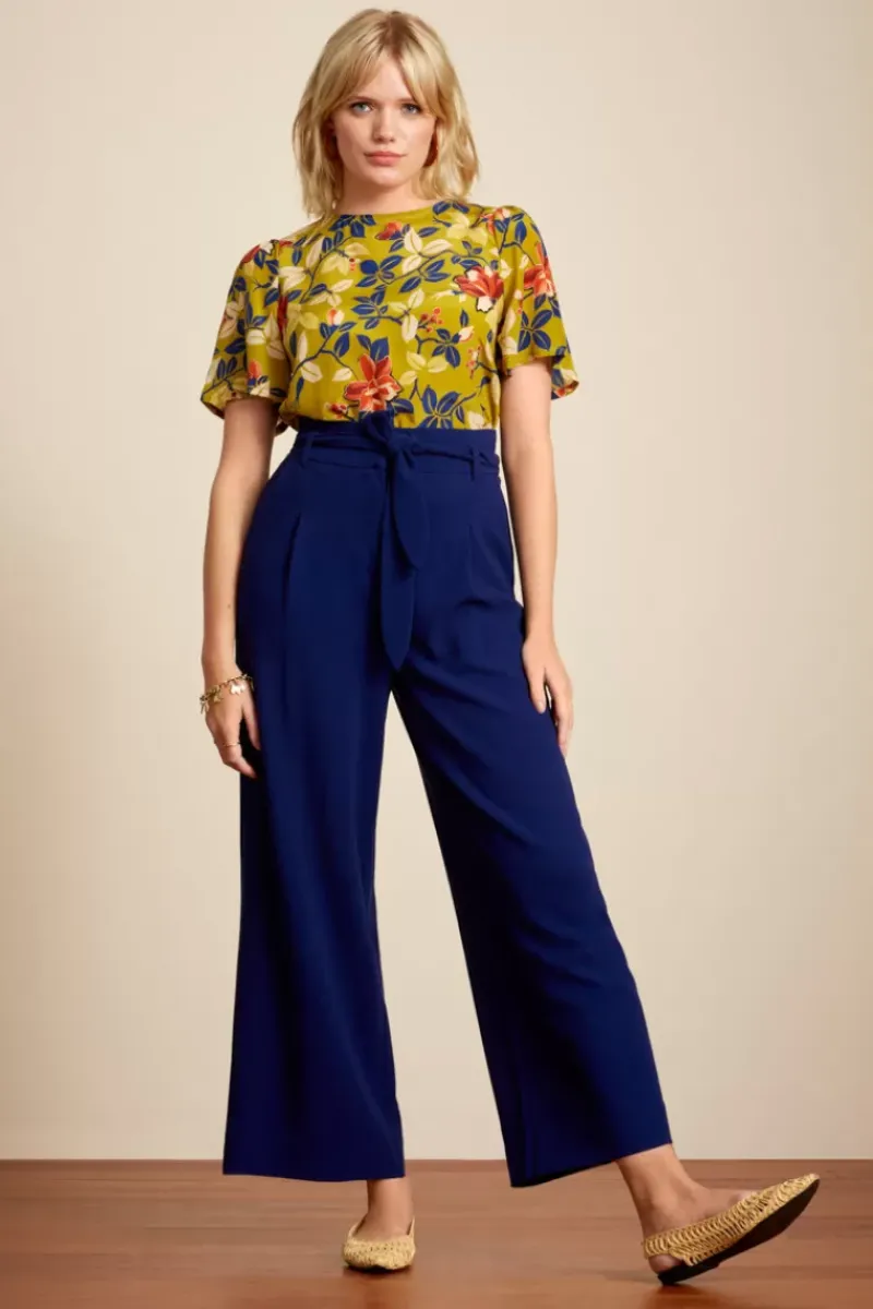 King Louie Blouses<Lizzy Top Batida Koi Yellow