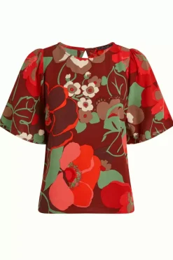 King Louie Tops & Shirts<Lizzy Top La Monia Pecan Brown