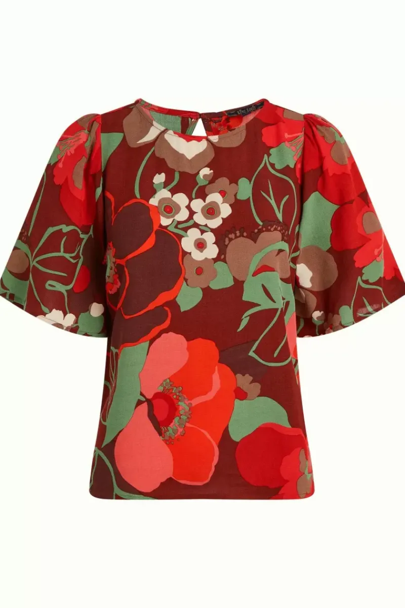 King Louie Tops & Shirts<Lizzy Top La Monia Pecan Brown