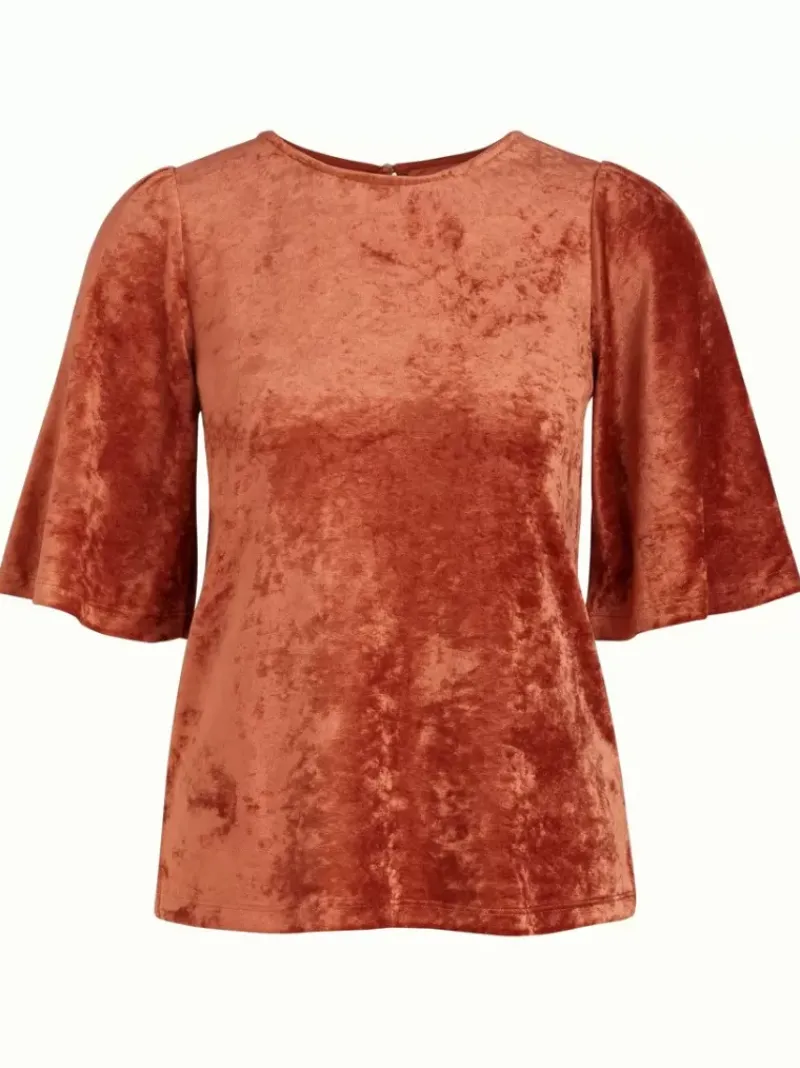 King Louie Tops & Shirts<Lizzy Top Pepper Dusty Rose