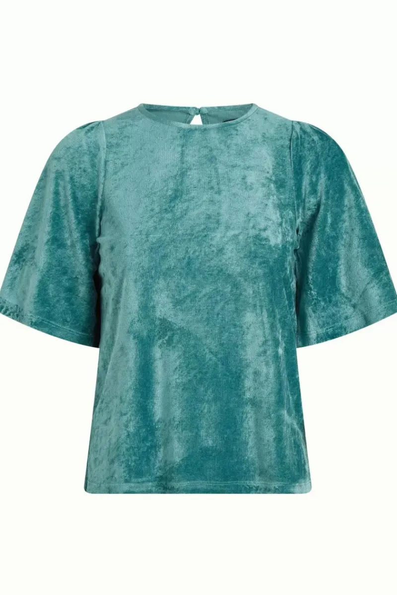 King Louie Tops & Shirts<Lizzy Top Uni Pepper Smoke Green