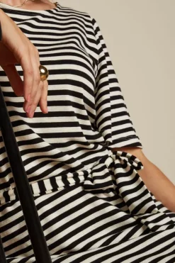 King Louie Jurken<Lizzy Tunic Dress Chopito Stripe Black