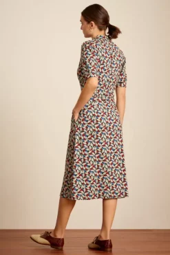 King Louie Jurken<Lola Button Dress Kir Royal Black