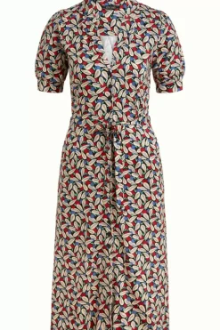 King Louie Jurken<Lola Button Dress Kir Royal Black
