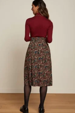 King Louie Rokken<Lola Buttons Skirt Stage Black