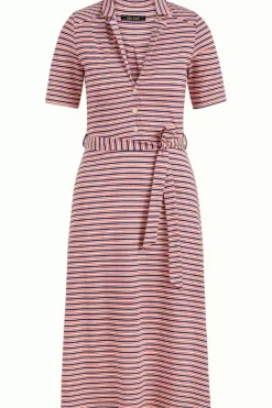 King Louie Jurken<Lola Dress Pincho Stripe Dazzling Blue