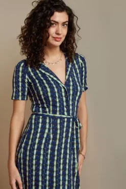 King Louie Jurken<Lola Dress Saba Sapphire Blue