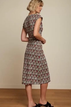 King Louie Jurken<Lot Midi Dress Navarro True Red