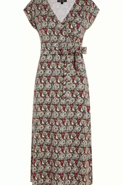 King Louie Jurken<Lot Midi Dress Navarro True Red