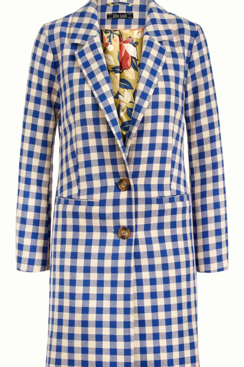 King Louie Jassen & Blazers<Lotte Coat Nimes Check Midnight