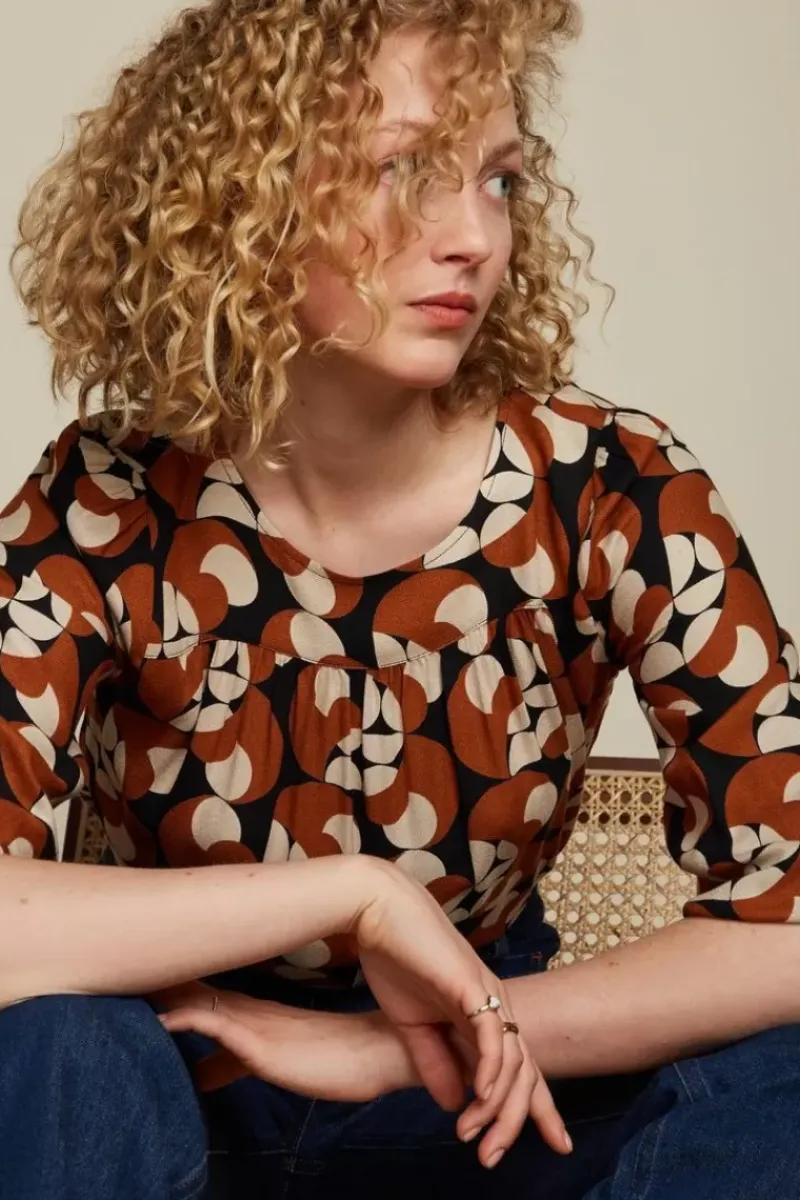 King Louie Blouses<Luella Top Bassline Black