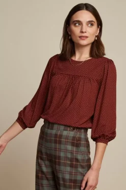 King Louie Tops & Shirts<Luella Top Close-Up Brique Red