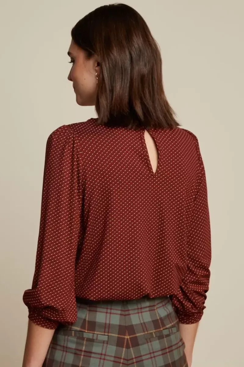 King Louie Tops & Shirts<Luella Top Close-Up Brique Red