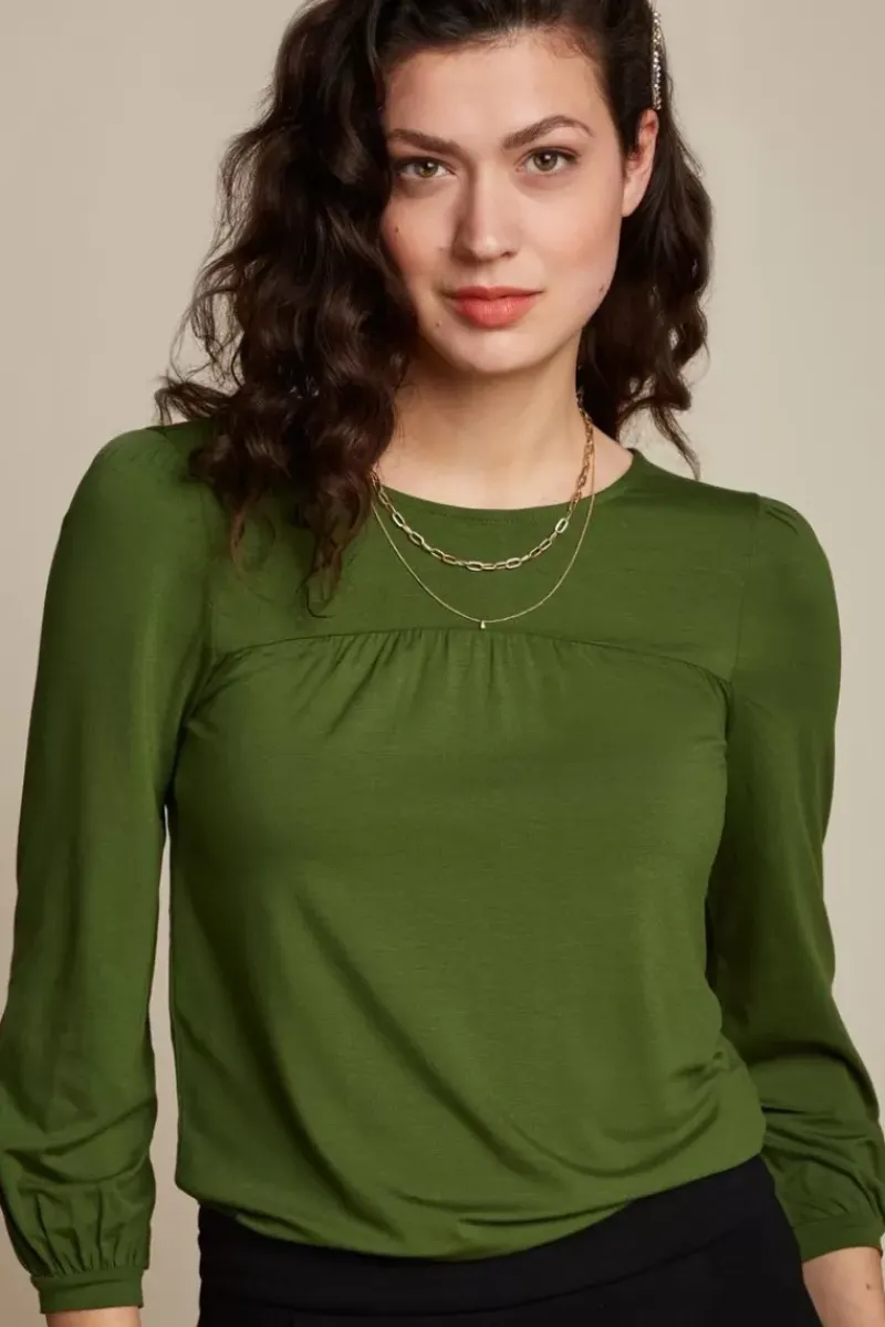 King Louie Tops & Shirts<Luella Top Ecovero Light Kale Green