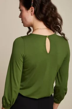 King Louie Tops & Shirts<Luella Top Ecovero Light Kale Green