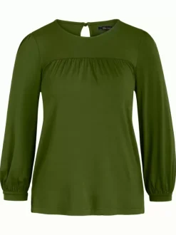King Louie Tops & Shirts<Luella Top Ecovero Light Kale Green