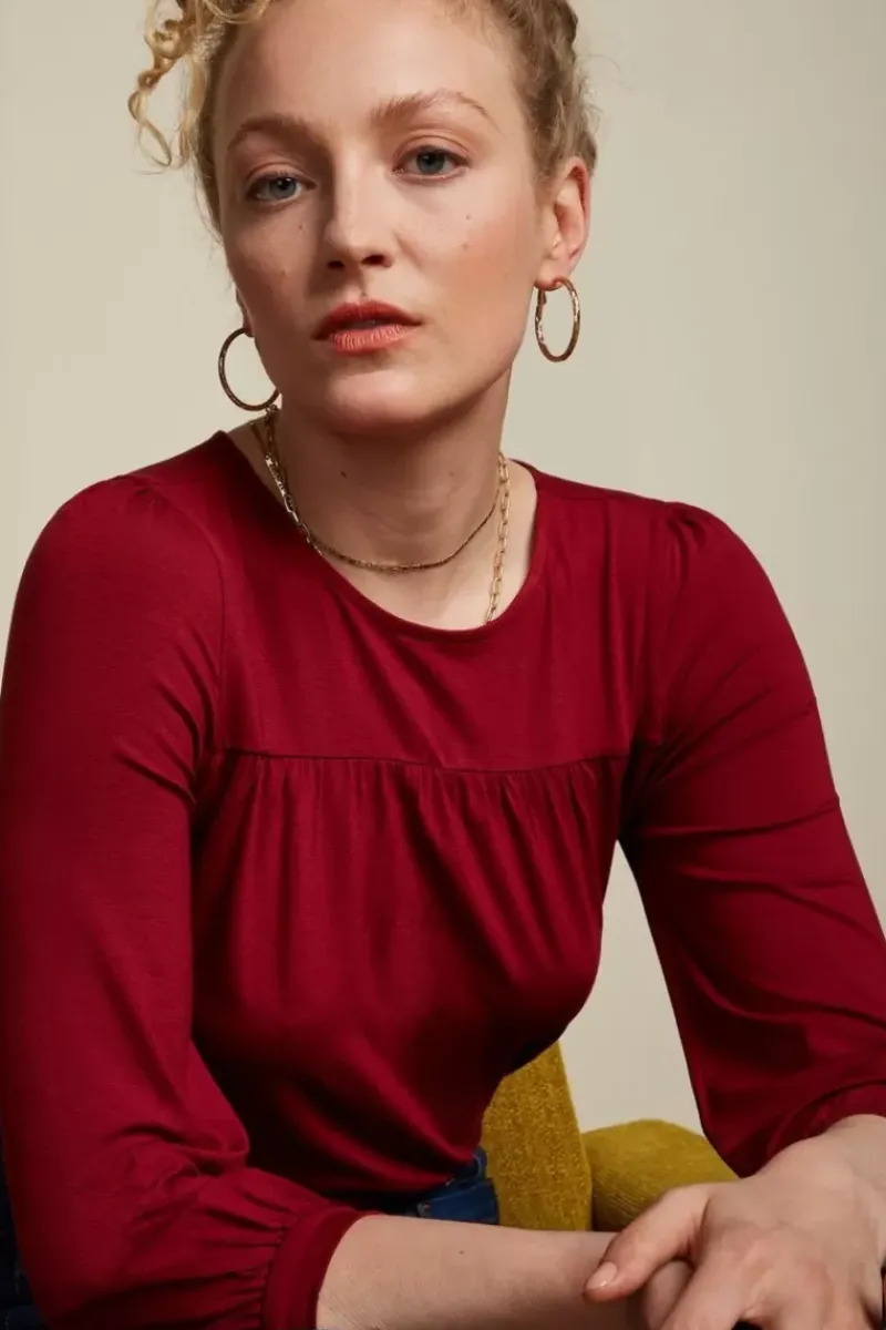 King Louie Tops & Shirts<Luella Top Ecovero Light Rumba Red