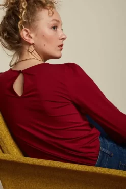 King Louie Tops & Shirts<Luella Top Ecovero Light Rumba Red
