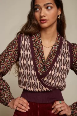King Louie Tops & Shirts<Lulu Spencer Richie Grape Red