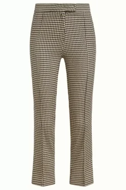 King Louie Broeken<Luz Pintuck Pants Pied-De-Poule Black