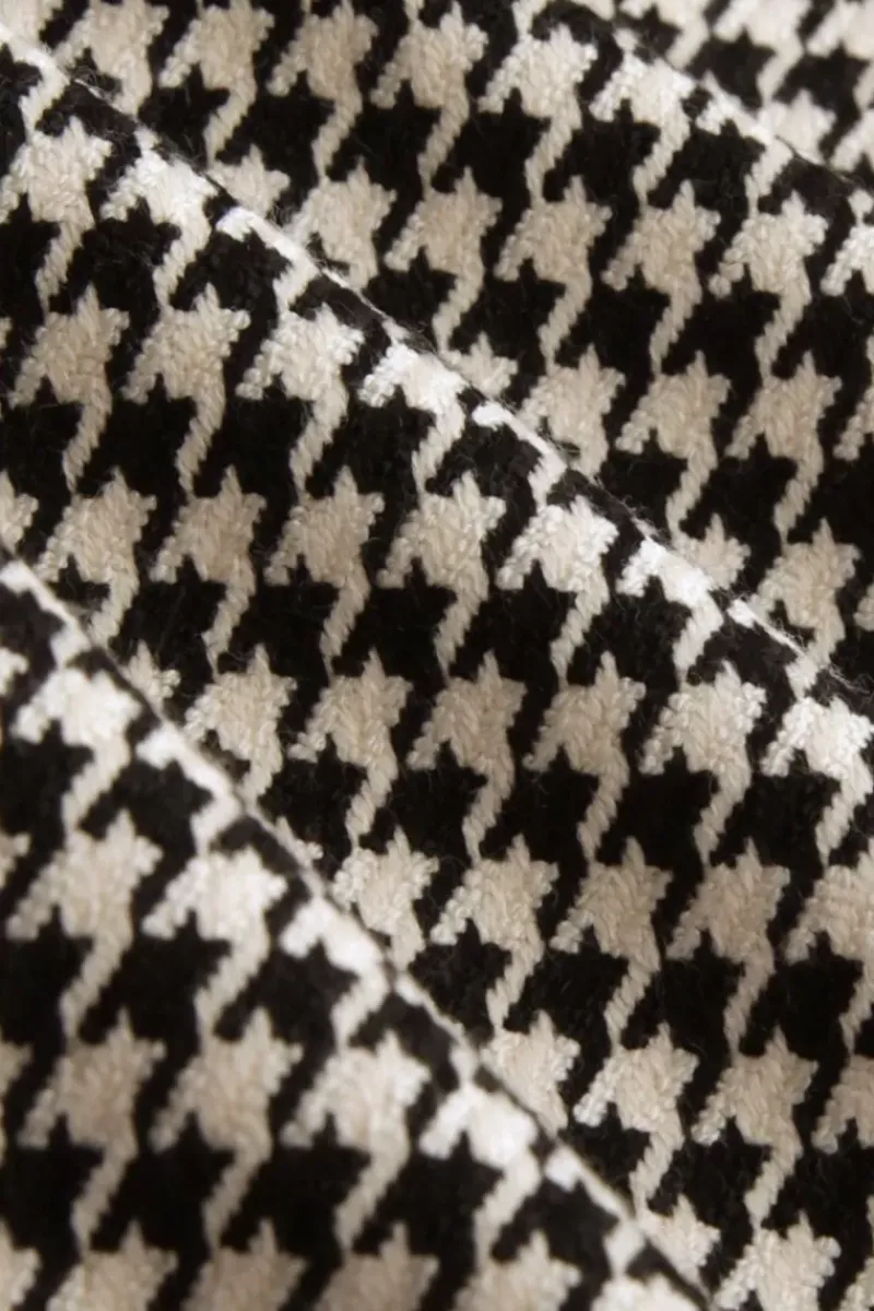King Louie Broeken<Luz Pintuck Pants Pied-De-Poule Black