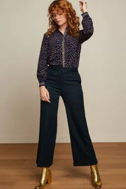King Louie Blouses<Maisie Blouse Abbey Ink Blue