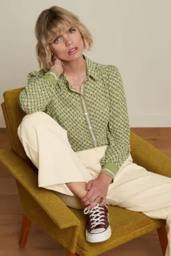 King Louie Blouses<Maisie Blouse Cobelo Woodbine Green