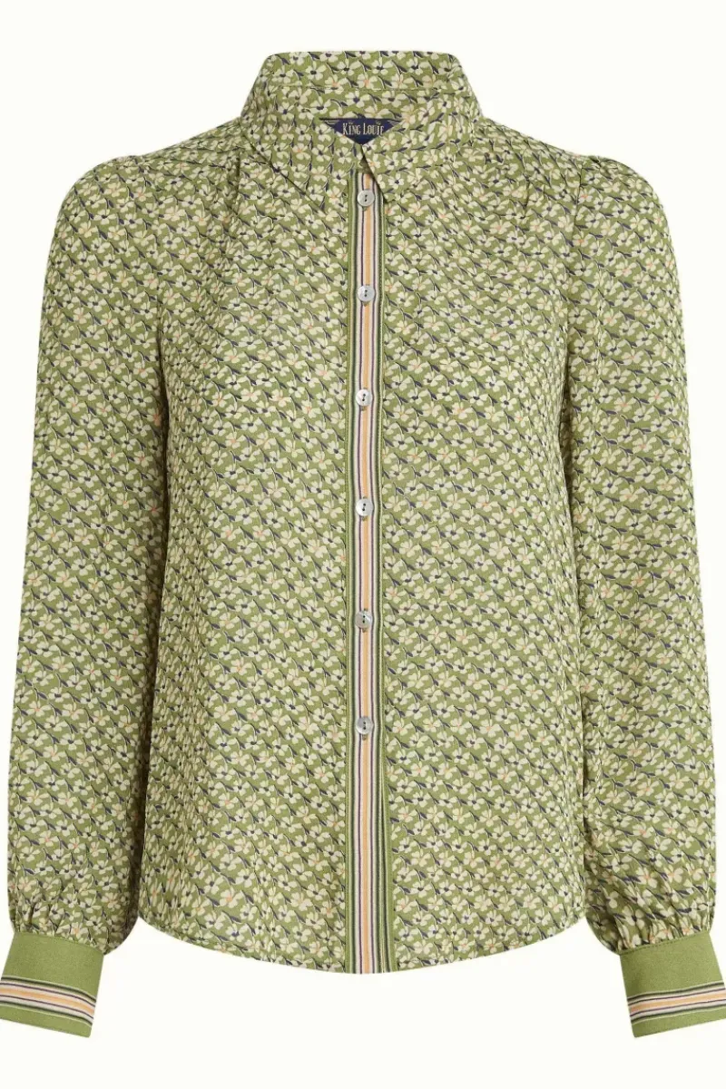 King Louie Blouses<Maisie Blouse Cobelo Woodbine Green