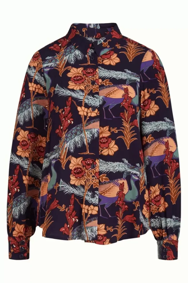King Louie Blouses<Maisie Blouse Manhattan Blue