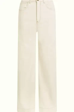 King Louie Broeken<Marcie Pants Safari Denim Ivory