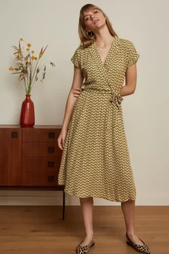 King Louie Jurken<Maria Dress La Sape Spring Yellow